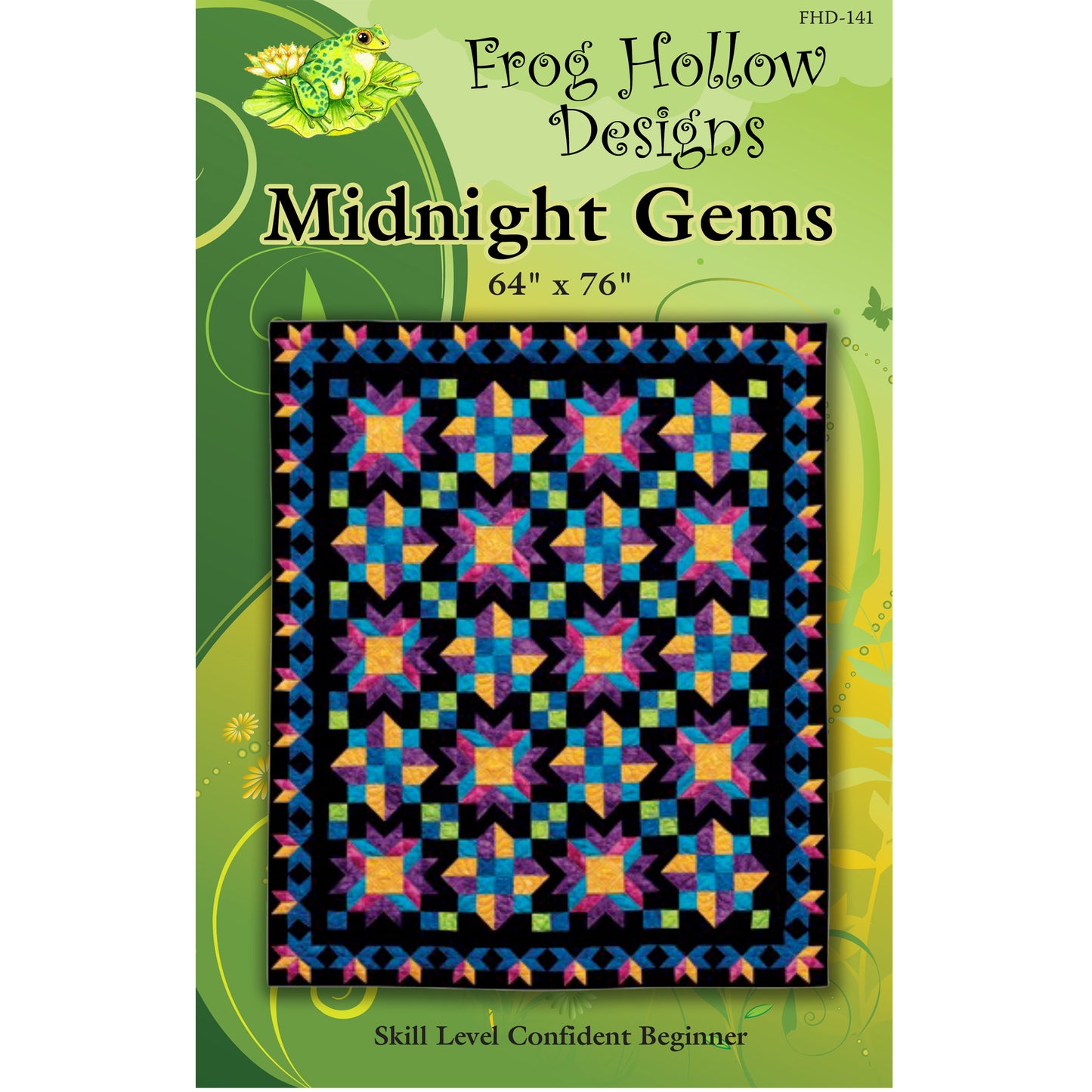 Midnight Gems Quilt Pattern FHD-141 - Paper Pattern