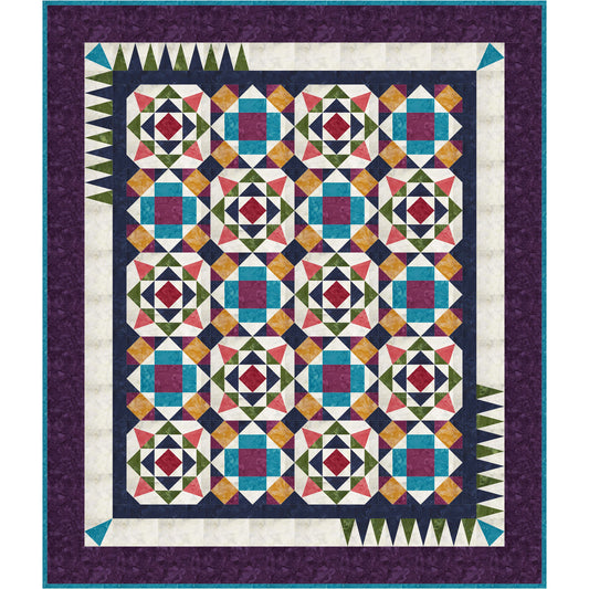 Autumn Shadows Quilt FHD-201e - Downloadable Pattern