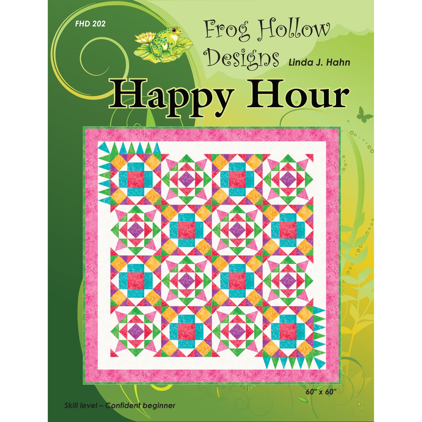 Happy Hour Quilt Pattern FHD-202 - Paper Pattern