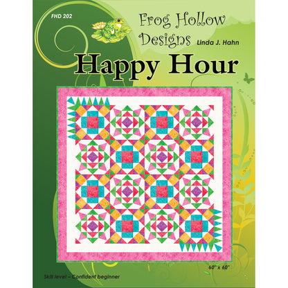 Happy Hour Quilt Pattern FHD-202 - Paper Pattern