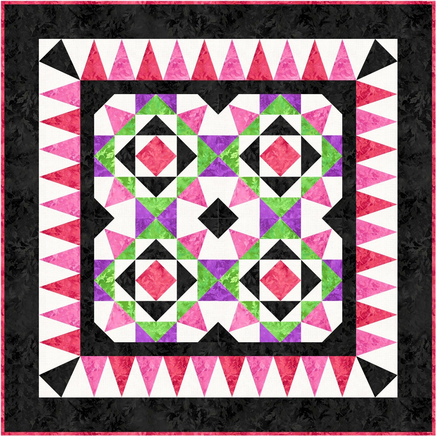 Purplessence Quilt Pattern FHD-203 - Paper Pattern