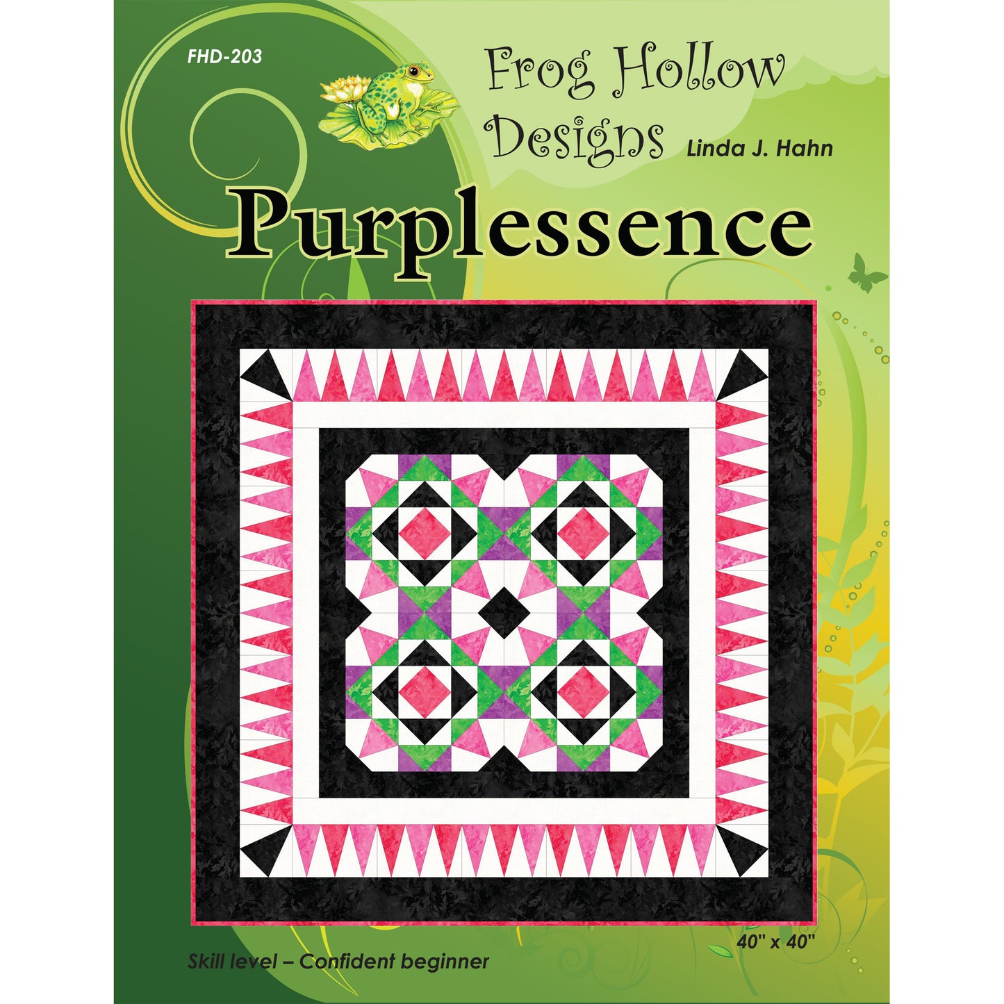 Purplessence Quilt Pattern FHD-203 - Paper Pattern