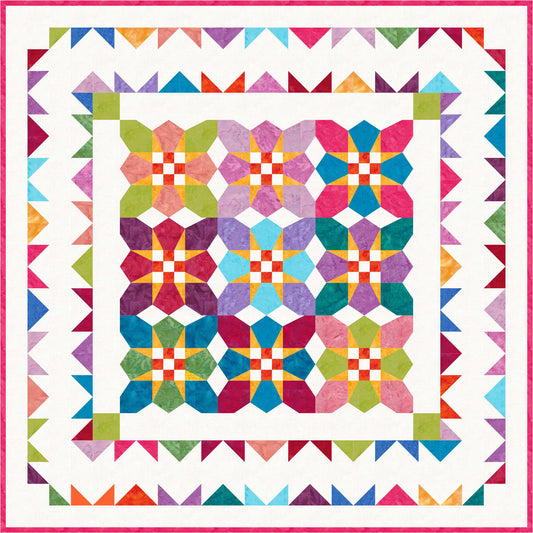 Junkanoo Jems Quilt Pattern FHD-204 - Paper Pattern