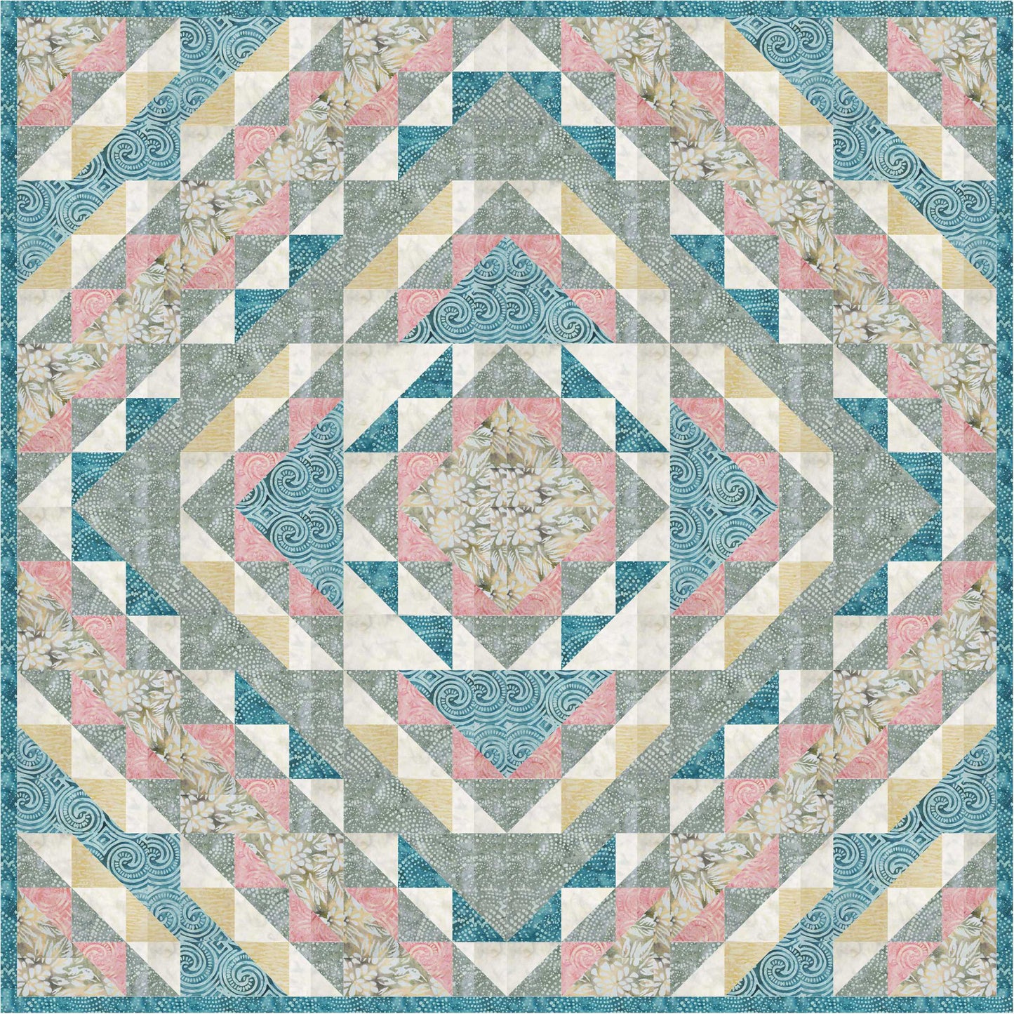 Sea Salt Quilt Pattern FHD-207 - Paper Pattern