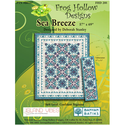 Sea Breeze Quilt Pattern FHD-208 - Paper Pattern