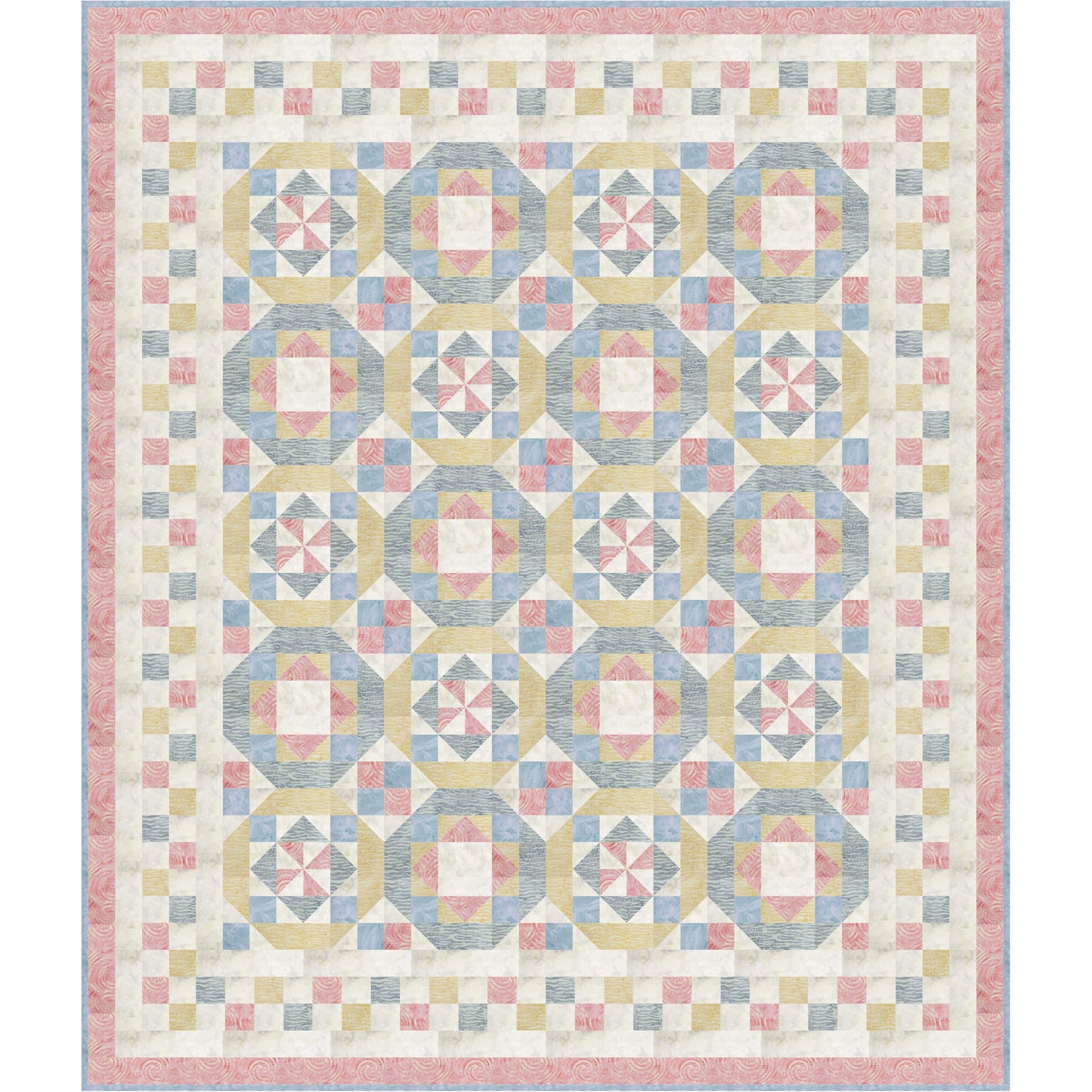 Rum Swizzle Quilt Pattern FHD-214 - Paper Pattern