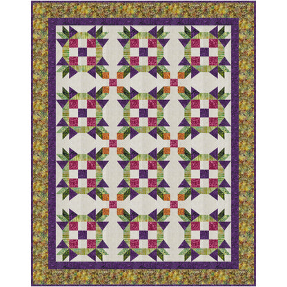 Ring Toss Quilt Pattern FHD-254 - Paper Pattern