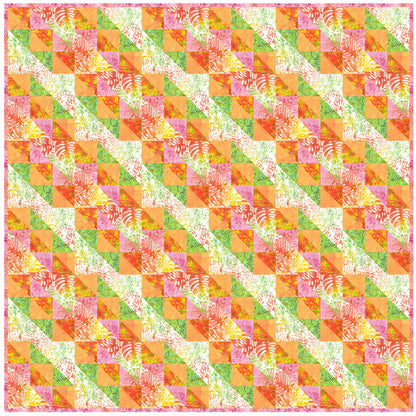 Tropical Tango Quilt Pattern FHD-300 - Paper Pattern