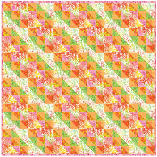 Tropical Tango Quilt FHD-300e - Downloadable Pattern