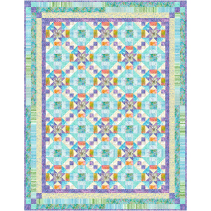 Palm Leaves Quilt Pattern FHD-302 - Paper Pattern