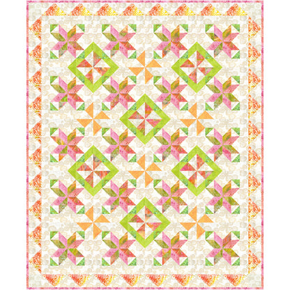 Lime Twist Quilt Pattern FHD-303 - Paper Pattern