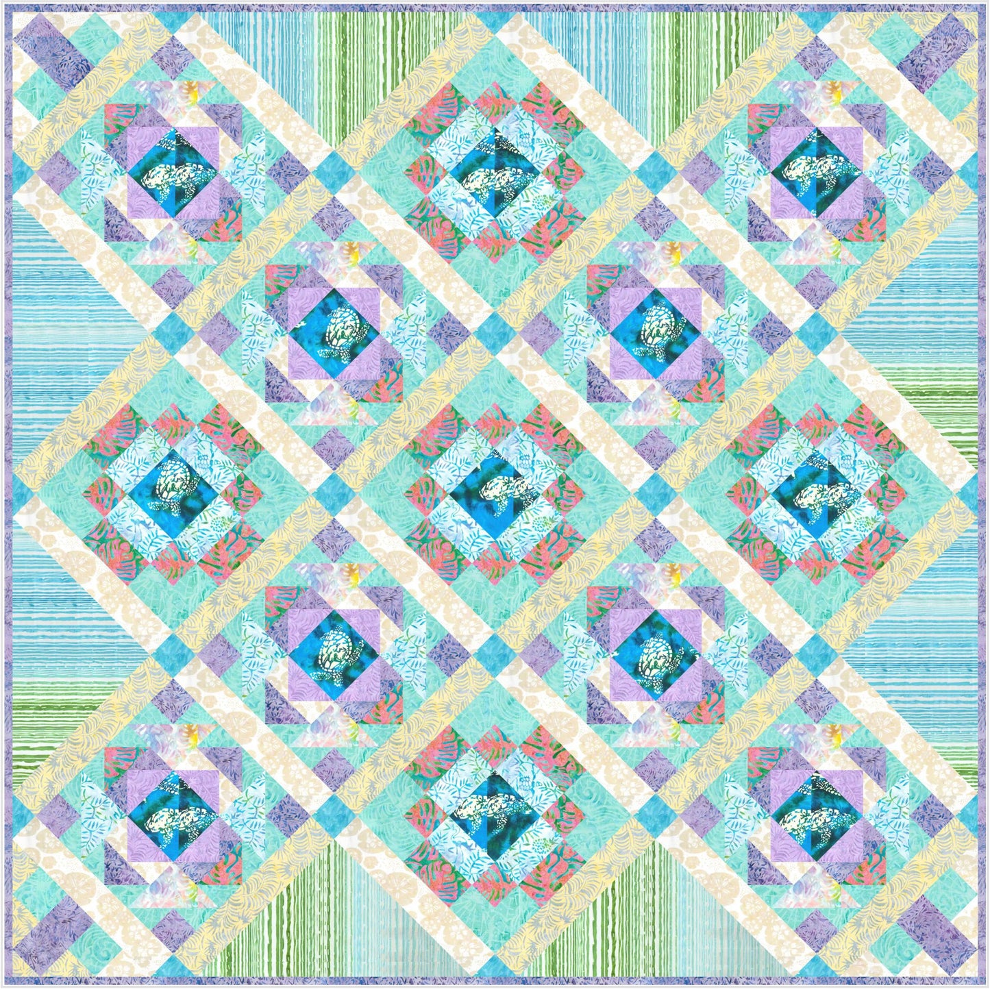 Beach Day Quilt Pattern FHD-304 - Paper Pattern