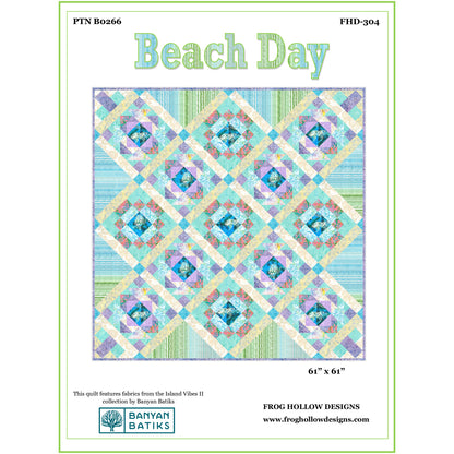 Beach Day Quilt Pattern FHD-304 - Paper Pattern