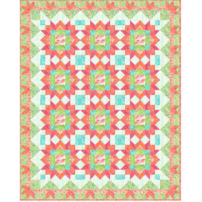 Tropical Paradise Quilt FHD-321e - Downloadable Pattern