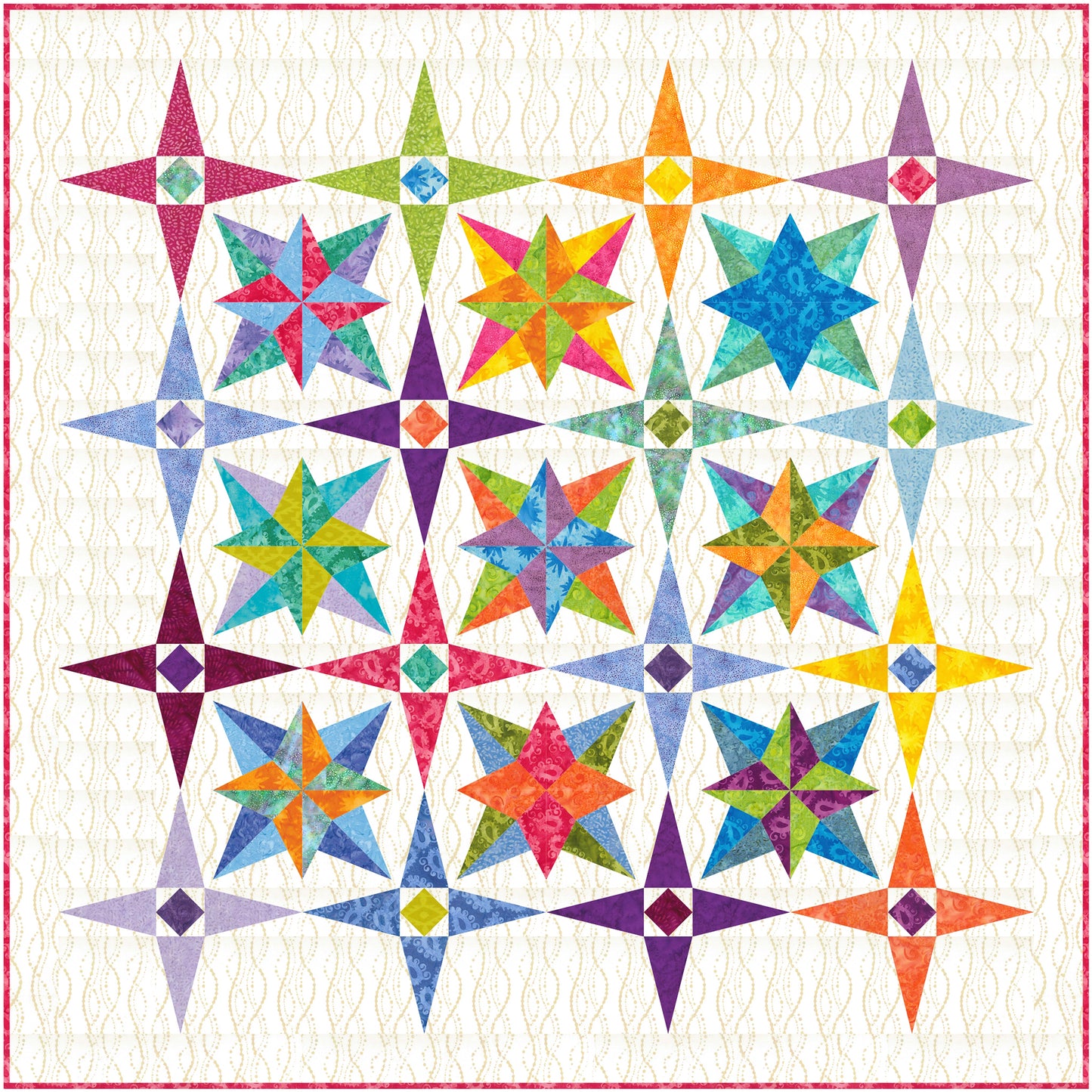 Color Fusion Quilt FHD-412e - Downloadable Pattern