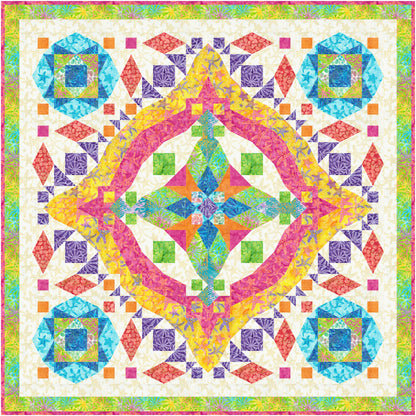 Rhapsody of the Seas Quilt Pattern FHD-413 - Paper Pattern