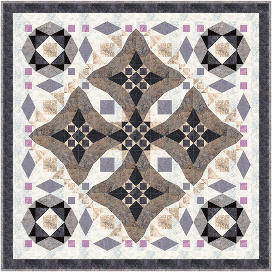 Dark & Stormy Quilt FHD-415e - Downloadable Pattern