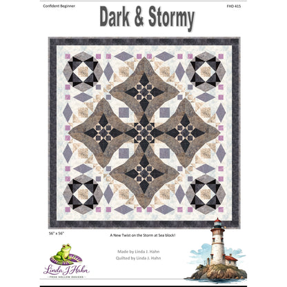Dark & Stormy Quilt Pattern FHD-415 - Paper Pattern