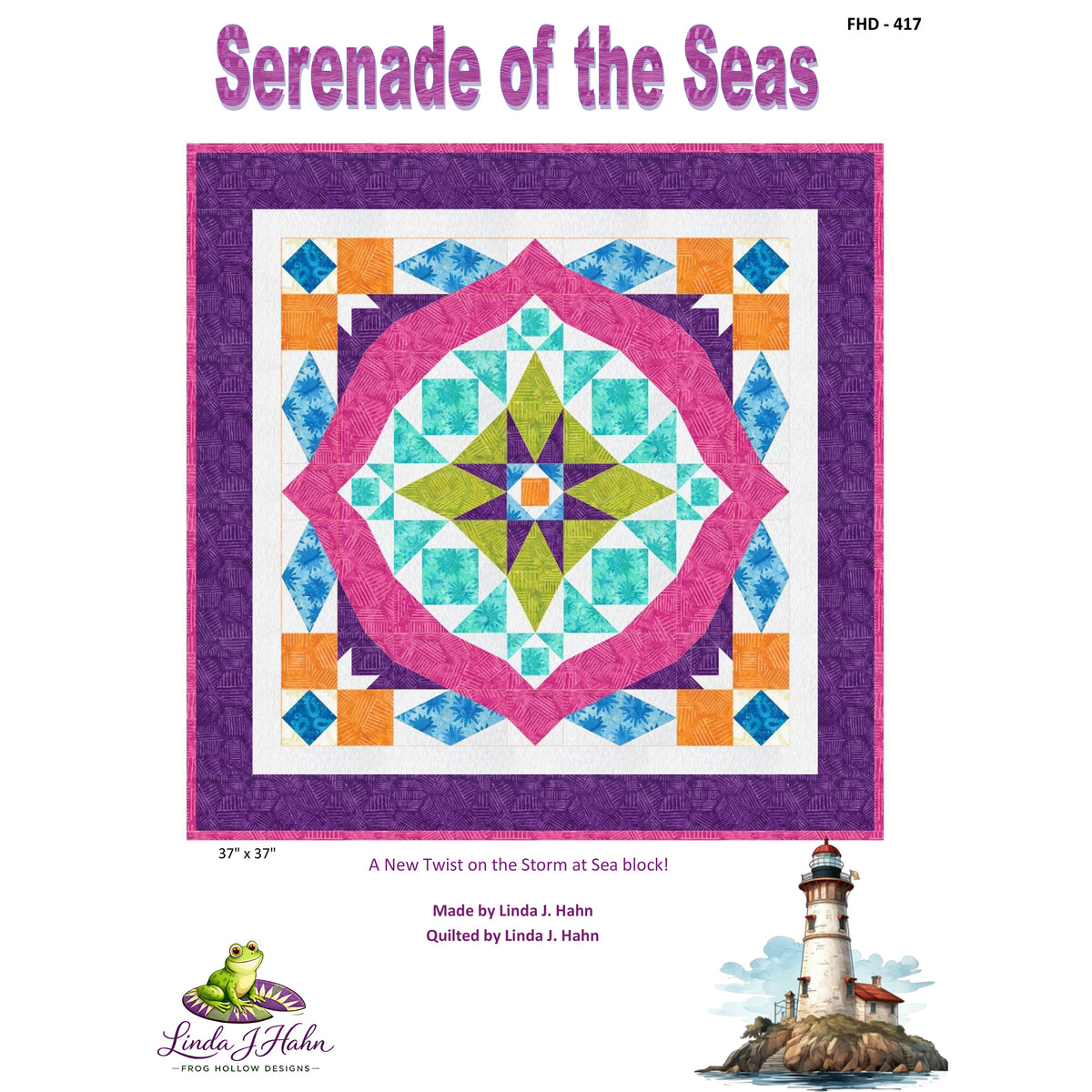 Serenade of the Seas Quilt Pattern FHD-417w - Wholesale Product