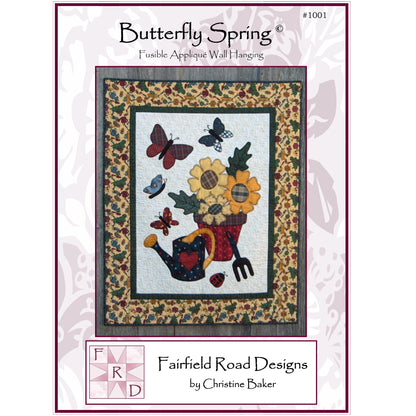 Butterfly Spring Quilt Pattern FRD-1001 - Paper Pattern