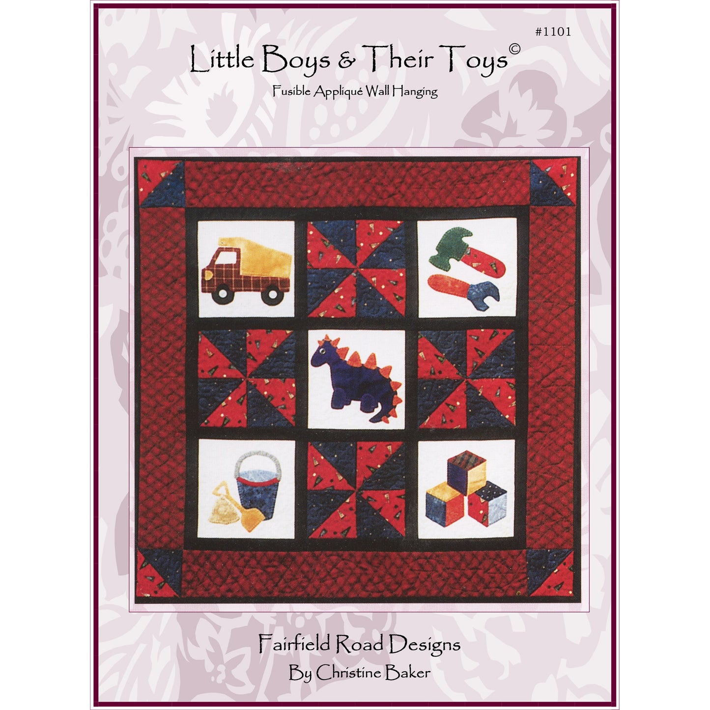 Little Boys & Their Toys Quilt Pattern FRD-1101 - Paper Pattern