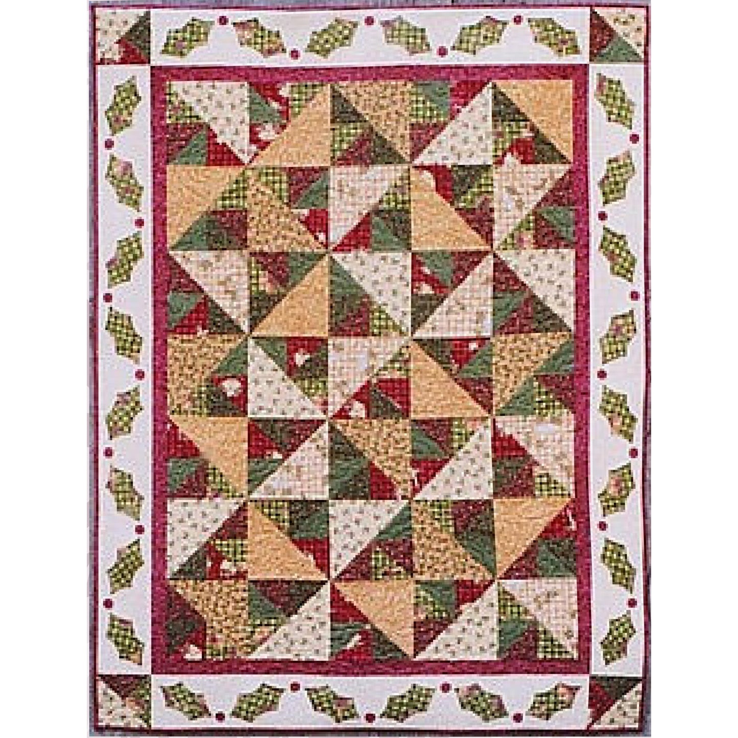 Garlands of Holly Quilt FRD-1110e - Downloadable Pattern