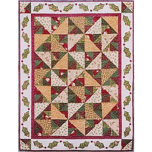 Garlands of Holly Quilt Pattern FRD-1110 - Paper Pattern