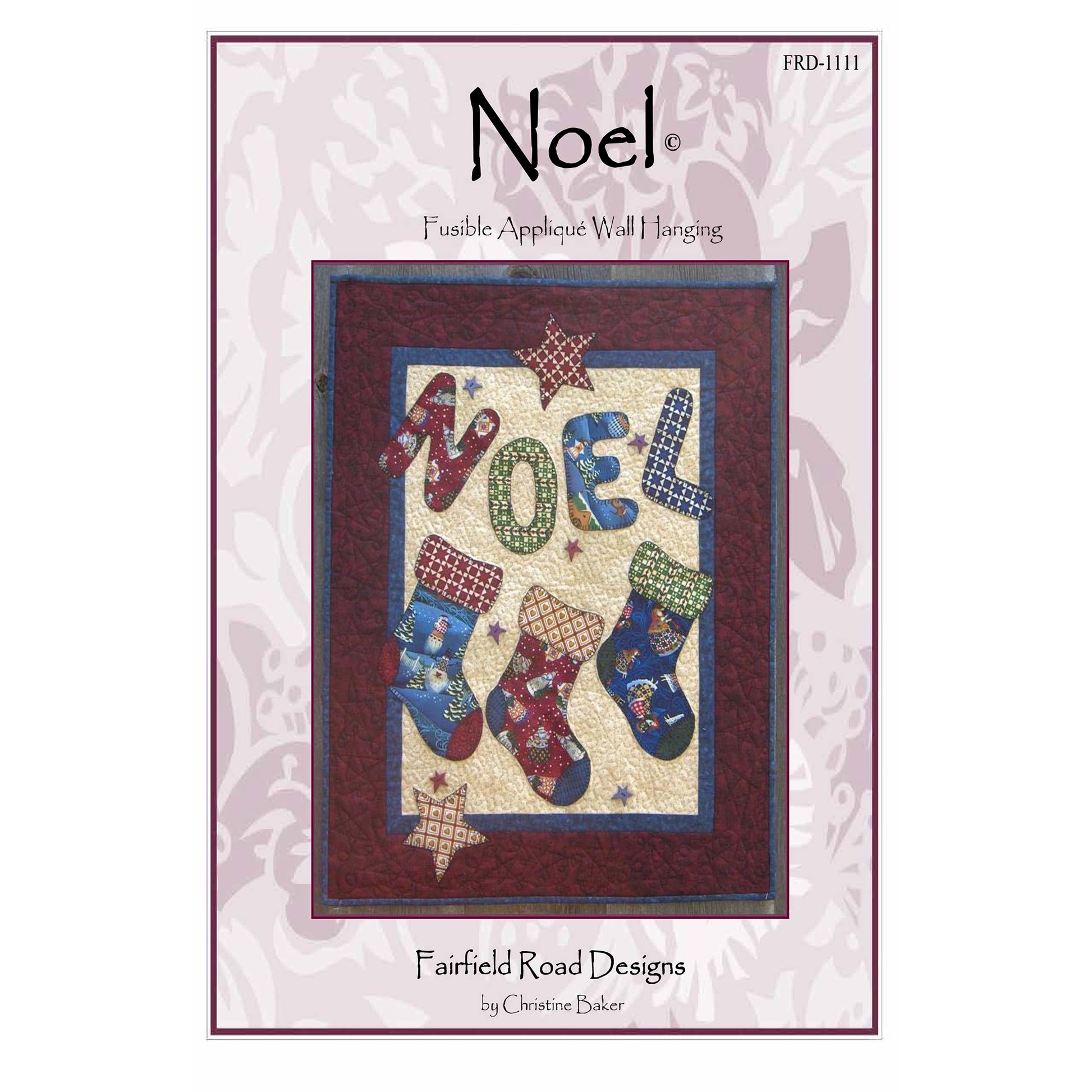 Cover image of pattern for Noel quilt.
