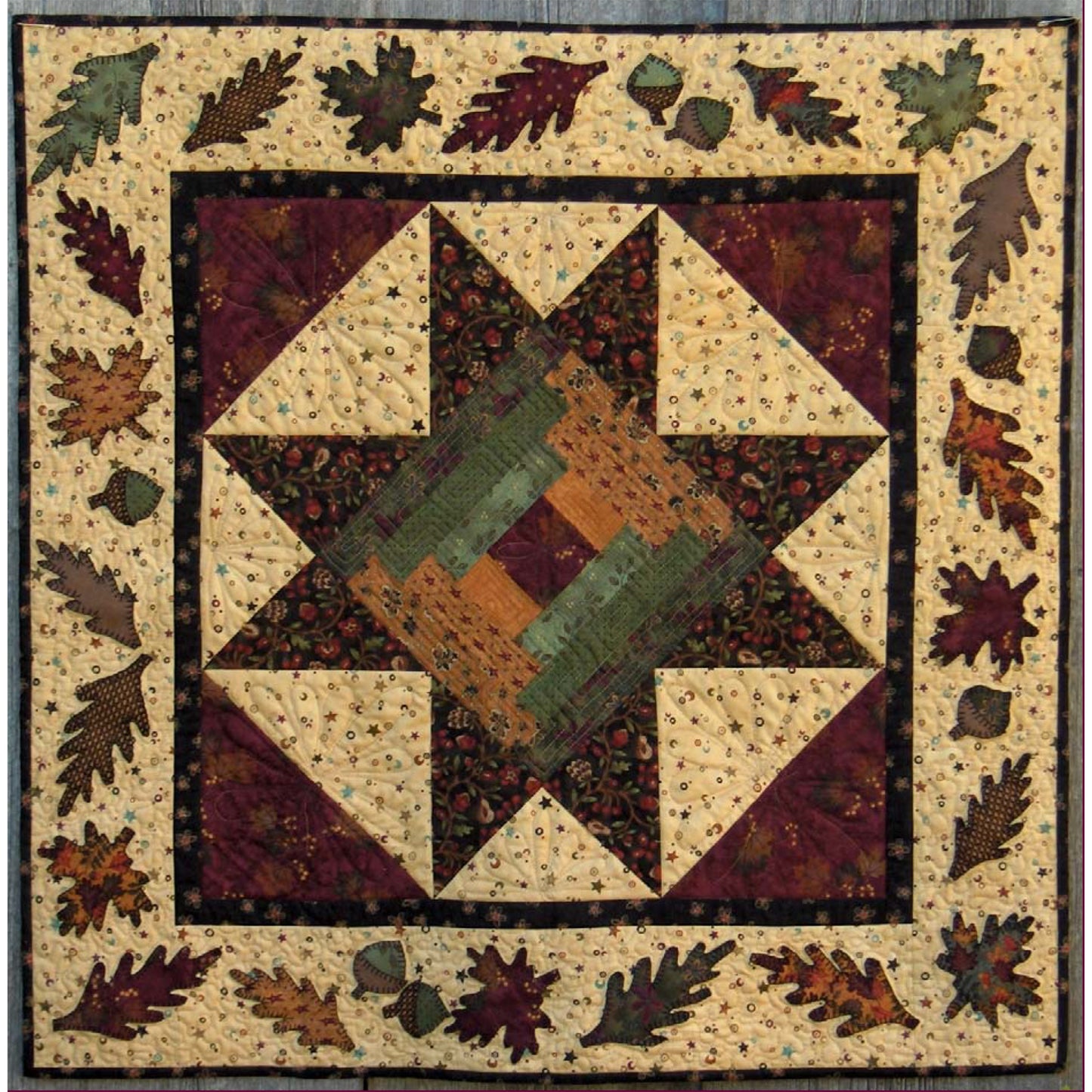 Autumn Star Quilt Pattern FRD-1115 - Paper Pattern
