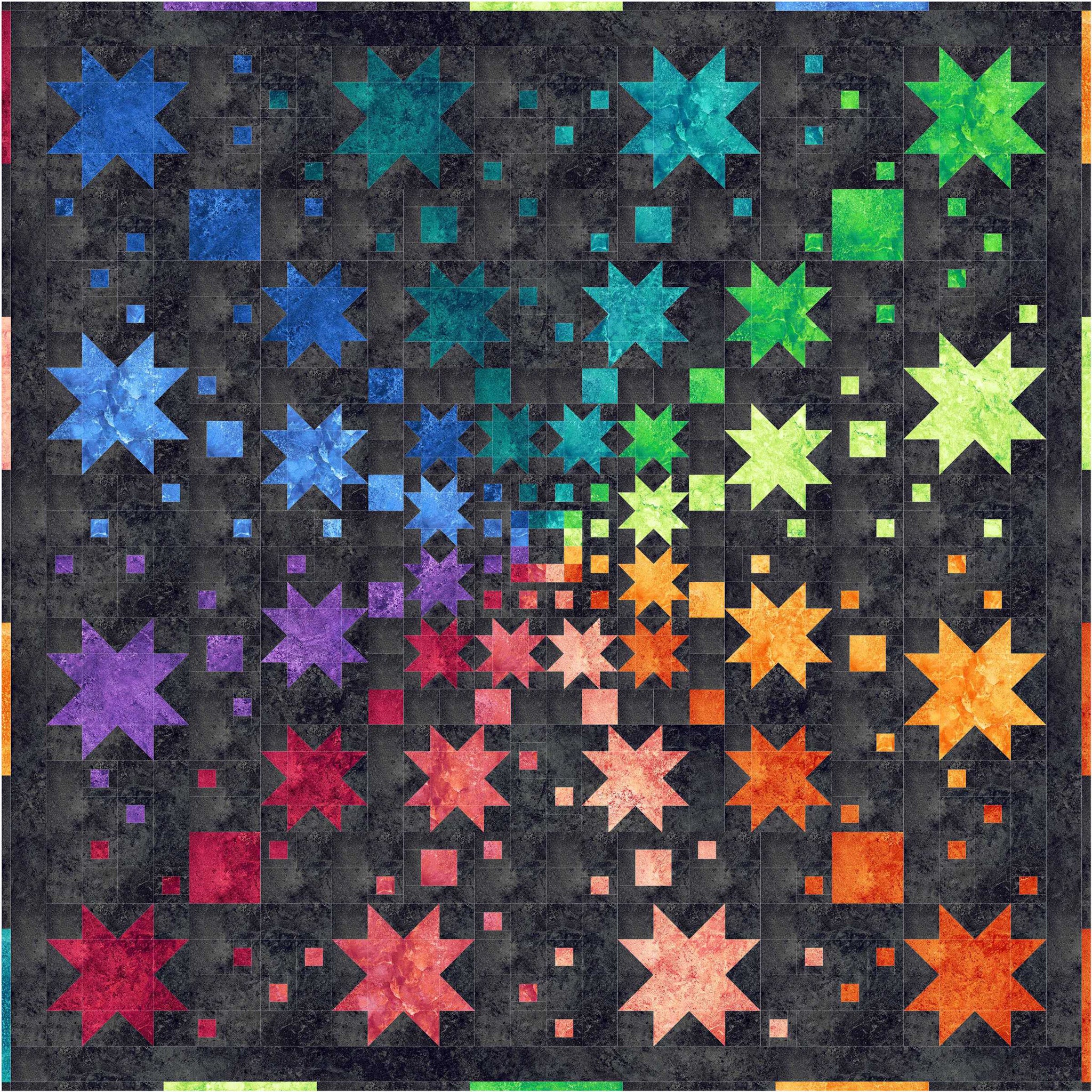 Star Burst Quilt GQ-104e - Downloadable Pattern – QuiltWoman.com
