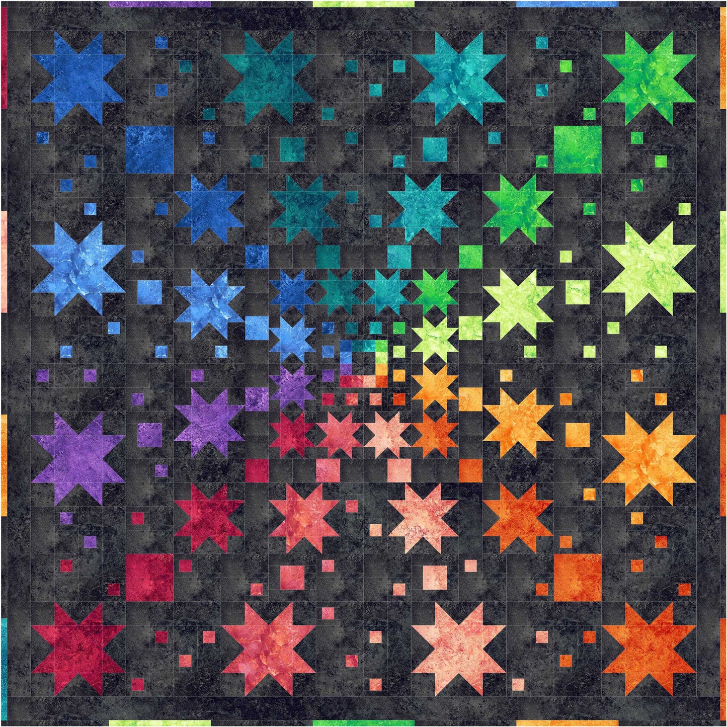 Star Burst Quilt GQ-104e - Downloadable Pattern