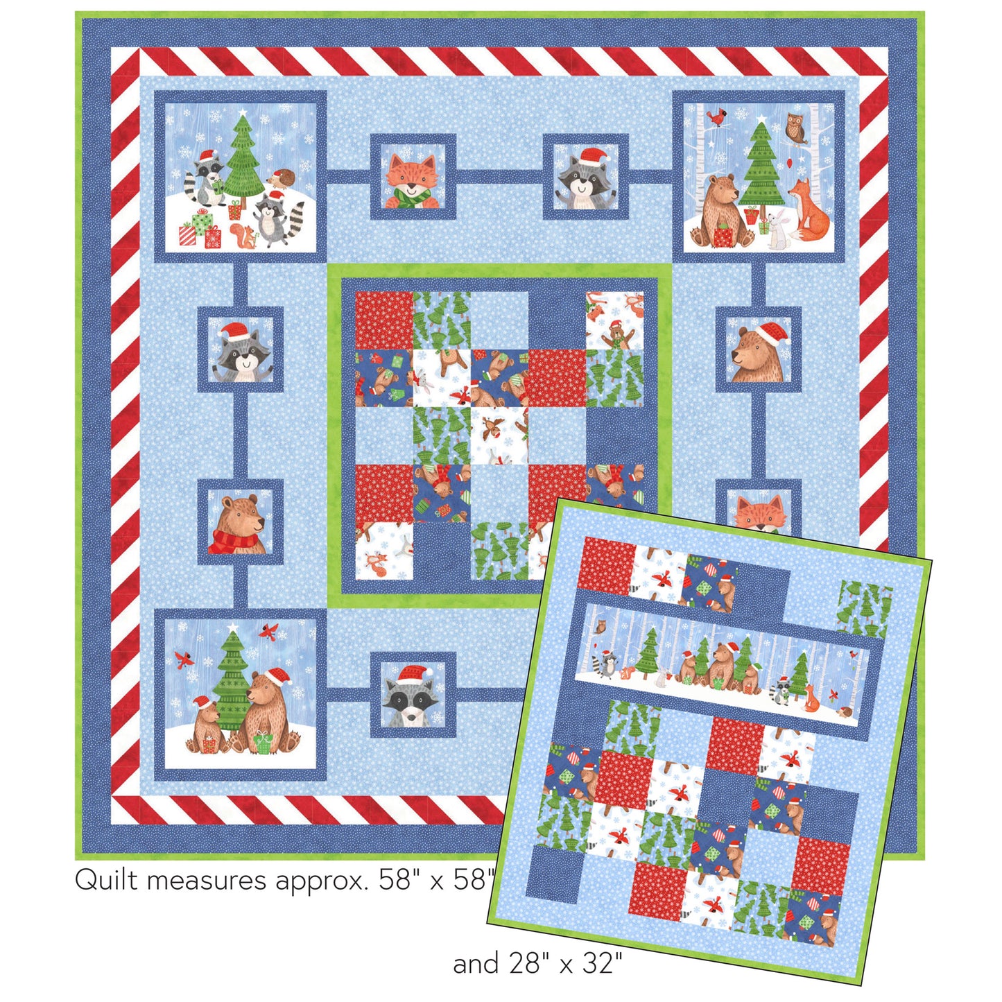 Ted's Christmas Quilt Pattern GQ-107w  - Wholesale Product