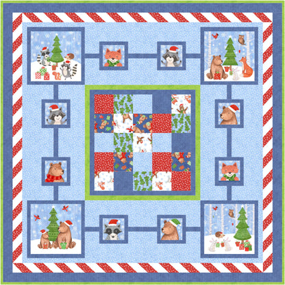 Ted's Christmas Quilt Pattern GQ-107w  - Wholesale Product