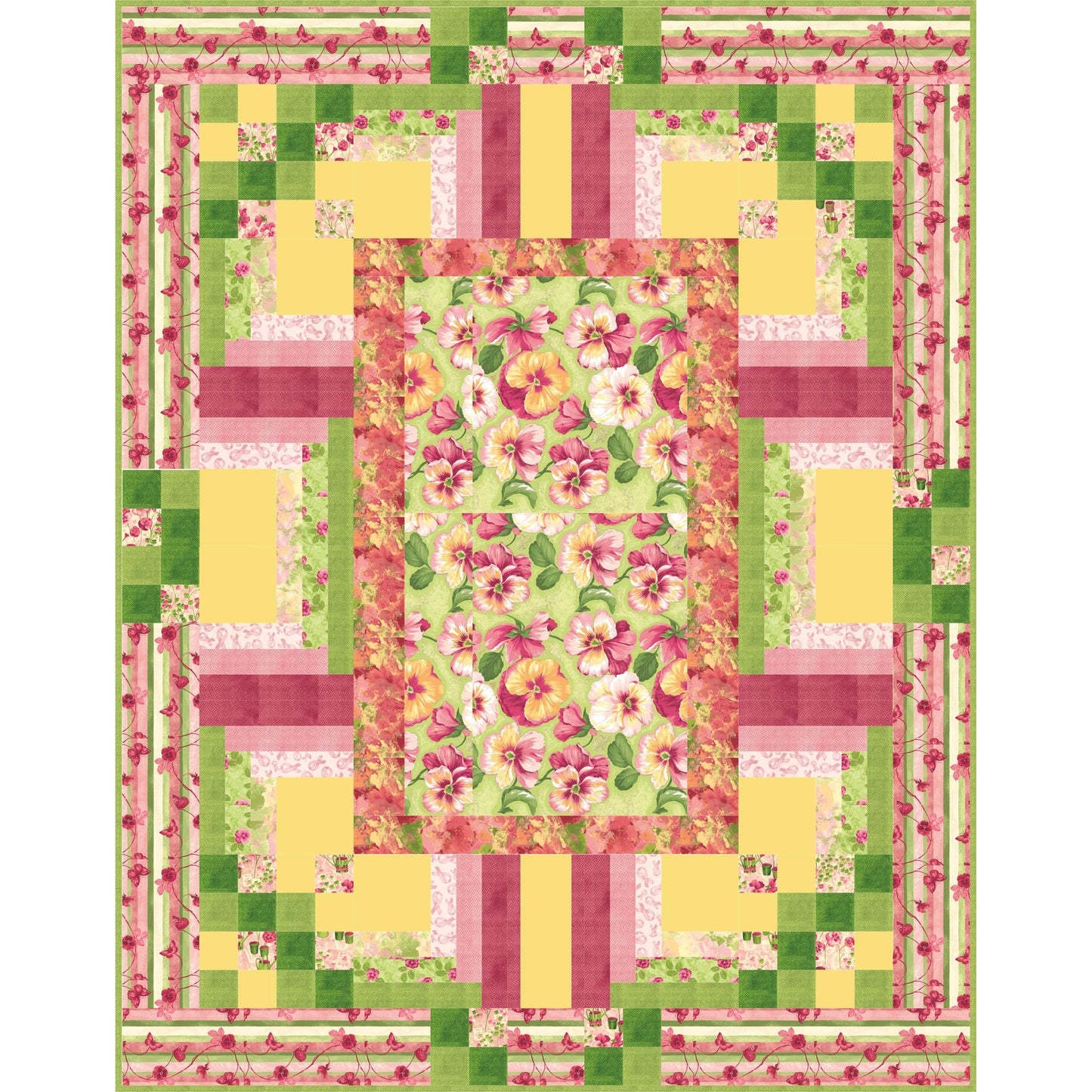 Bouquet for Nana Quilt Pattern GTD-107 - Paper Pattern