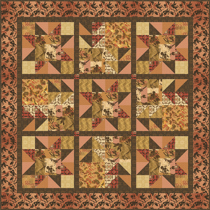 Sunset in the Sierras Quilt Set Pattern GTD-116 - Paper Pattern