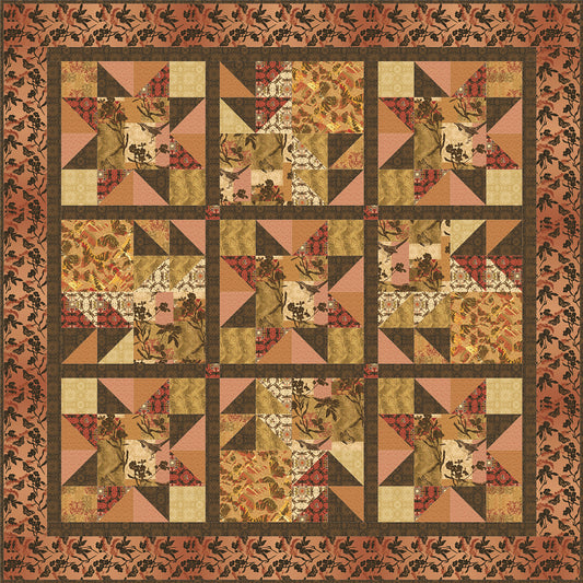 Sunset in the Sierras Quilt Set GTD-116e - Downloadable Pattern