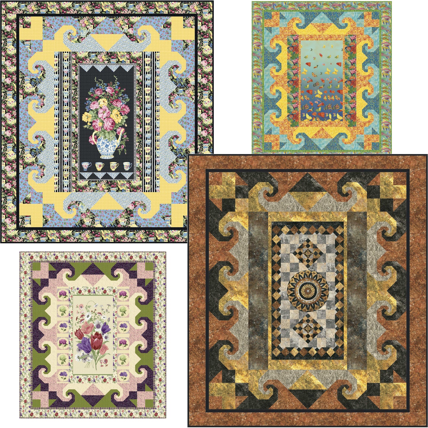 Pick-A-Panel Quilt Pattern GTD-120 - Paper Pattern