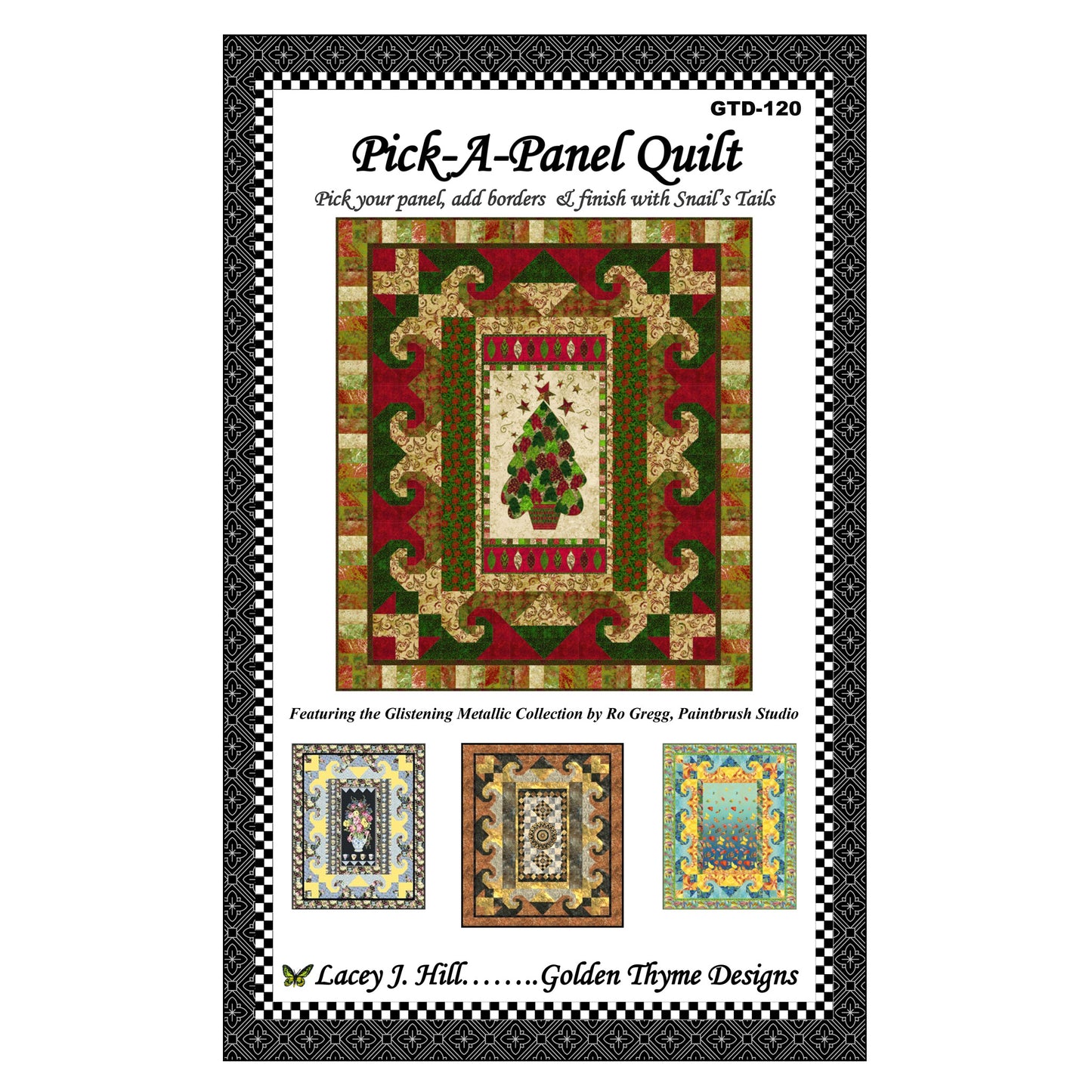 Pick-A-Panel Quilt Pattern GTD-120 - Paper Pattern