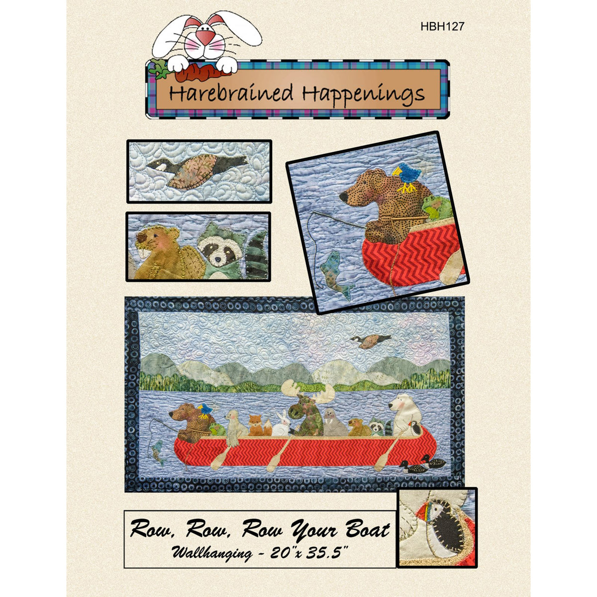Row, Row, Row Your Boat Wall Hanging HBH-127e - Downloadable Pattern ...