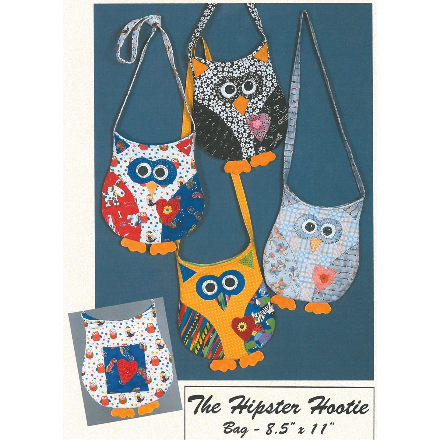 The Hipster Hootie Bag Pattern HBH-403w - Wholesale Product