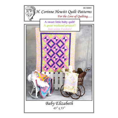Baby Elizabeth Quilt Pattern HCH-005w  - Wholesale Product