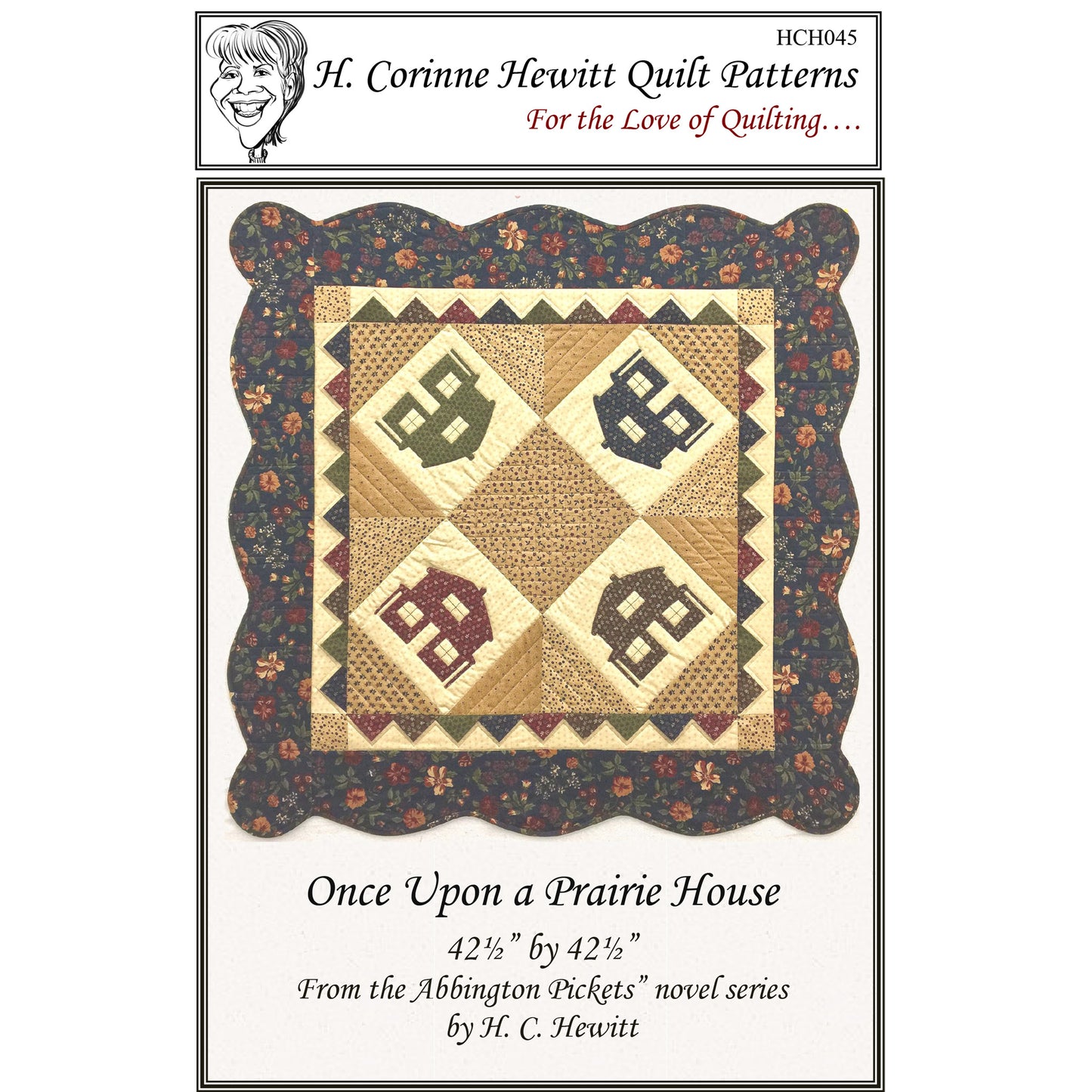 Once Upon a Prairie House Table Topper Pattern HCH-045 - Paper Pattern