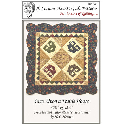 Once Upon a Prairie House Table Topper Pattern HCH-045 - Paper Pattern