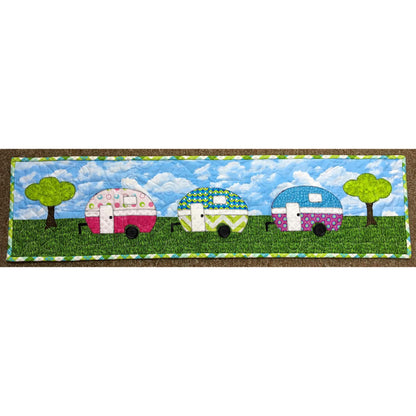 Our Summer Home Camper Table Runner Pattern HCL-101 - Paper Pattern