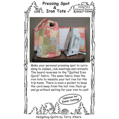 Pressing Spot & Iron Tote Pattern HHQ-7313 - Paper Pattern