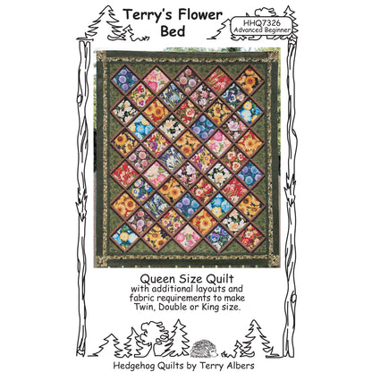 Terry's Flower Bed Pattern HHQ-7326 - Paper Pattern