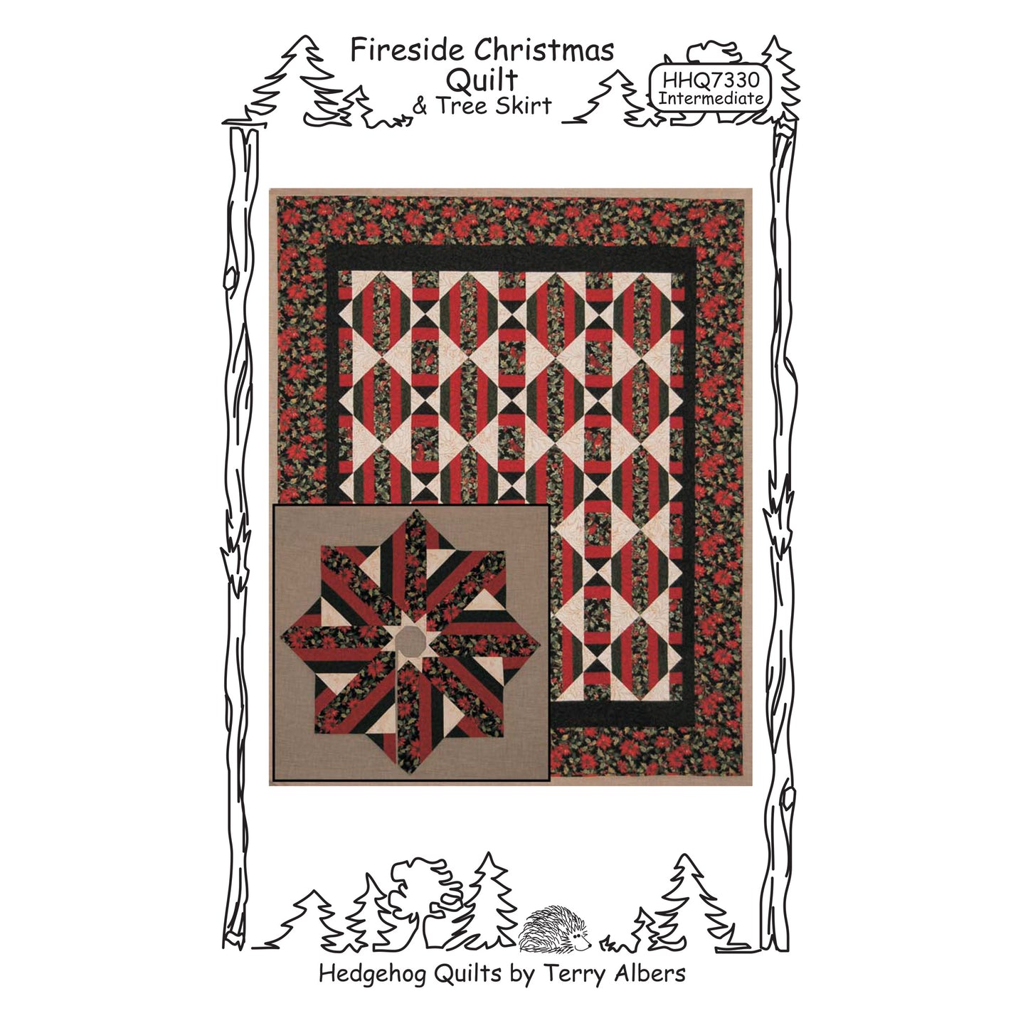 Fireside Christmas Pattern HHQ-7330 - Paper Pattern
