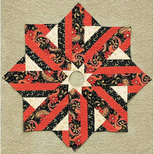 Holiday Dressing Tree Skirt HHQ-7348e - Downloadable Pattern