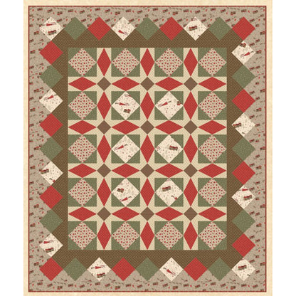 Gingerbread Lane Quilt Pattern HHQ-7350 - Paper Pattern