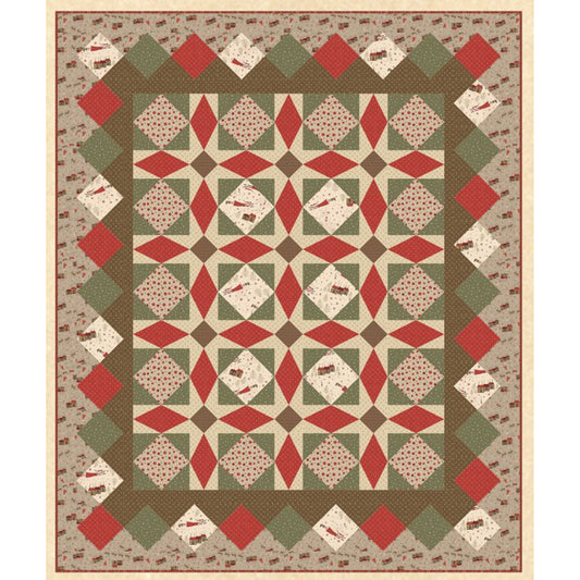 Gingerbread Lane Quilt Pattern HHQ-7350 - Paper Pattern